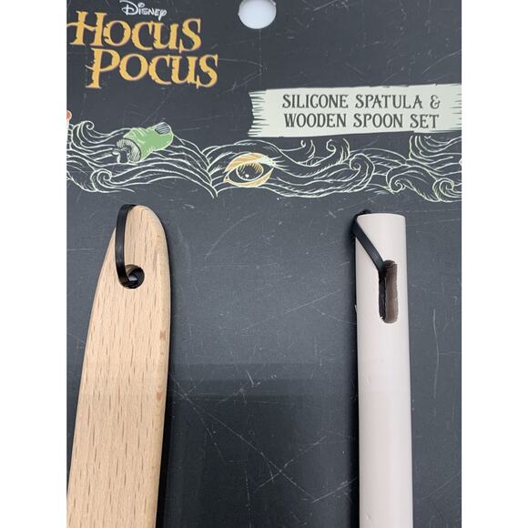 Disney From The Movie Hocus Pocus Silicone Spatula and Wooden Spoon Set New - Picture 4 of 7